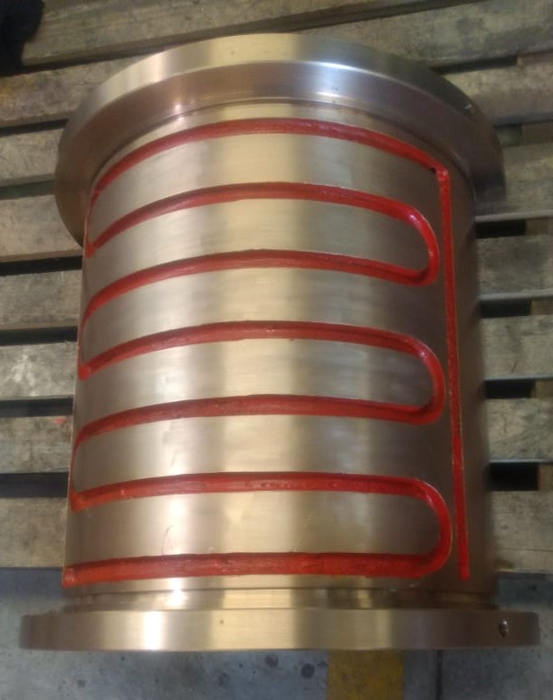 Casquilho com Refrigeração nas Costas